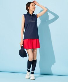 23区GOLF 【WOMEN】【接触冷感・UVケア・吸水速乾】ノースリーブ ポロシャツ