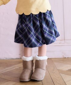 ANY KIDS チェック柄 スカパン