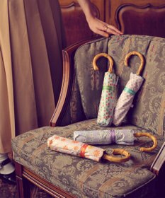 MOONBAT アデリアレトロ×estaa 晴雨兼用日傘 折りたたみ傘 コレック UV 一級遮光