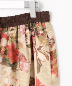 自由区 ボタニカルプリントドロスト パンツ