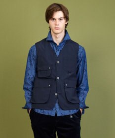 JOSEPH ABBOUD MOUNTAIN 【軽量・テ―ム・ヤルビーコラボ】プリント ワックスクロス ベスト