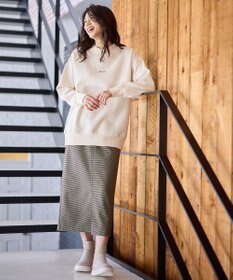 ANY 【洗濯機可】裏起毛スウェットハイネックプルオーバー