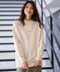 ANY 【洗濯機可】裏起毛スウェットハイネックプルオーバー