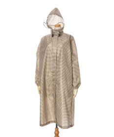 MOONBAT 【収納袋付き】FLAT PURE サイクル レインコート チェック 自転車