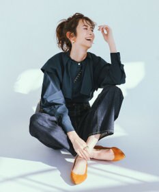 #Newans 【セレモニーにも】2wayタックフレアカラーブラウス