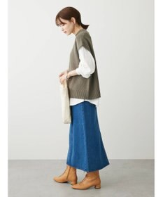 Green Parks ＳＥＴ２点モックネックカノコベスト＋ロンＴＥＥ