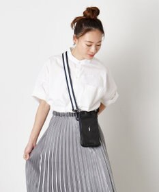 MOONBAT 【WEB限定セット/UV遮蔽率100％】POLO RALPH LAUREN （ポロ ラルフローレン）サコッシュ付き 晴雨兼用 折りたたみ傘 ポロポニー