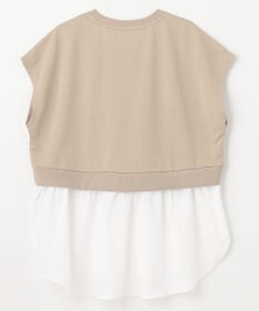 ANY L 裏毛レイヤード風トップス