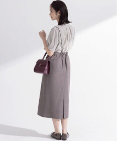 組曲 ライトデシンフリル襟 ブラウス