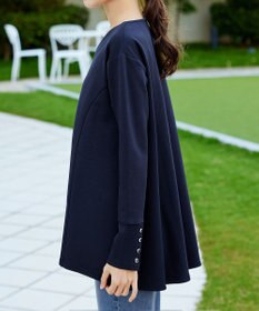 Tiaclasse 【洗える】【ふわもち美すふれ】フレアシルエットカットソー