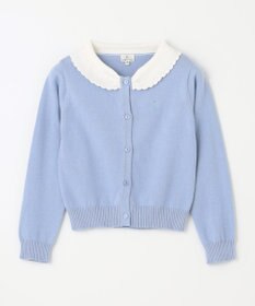 組曲 KIDS 【110-140㎝】リボンカラー カーディガン