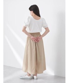 earth music&ecology ウエストリボンヘムスカート