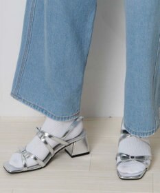 WEGO リボンヒールサンダル