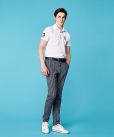 23区GOLF 【MEN】【撥水・ストレッチ】サッカーストライプ フルレングスパンツ