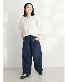 CRAFT STANDARD BOUTIQUE インド綿アイレット刺繍ブラウス