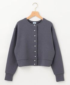 組曲 L 【パールボタン付き】ダンボールジャージー カーディガン