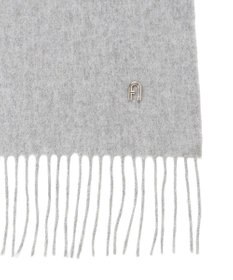 MOONBAT FURLA(フルラ）【WEB限定】ウール100％ アーチロゴ 無地ストール 190cm×60cm