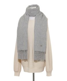MOONBAT FURLA(フルラ）【WEB限定】ウール100％ アーチロゴ 無地ストール 190cm×60cm