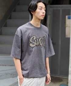 WEGO 【ユニセックス着用ITEM】ワッペンロゴドロストBIG　T（SS）
