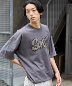 WEGO 【ユニセックス着用ITEM】ワッペンロゴドロストBIG　T（SS）