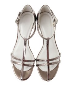 AMERICAN HOLIC ナロークロスストラップサンダル