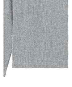 Green Parks ラメリブタートルカットソー