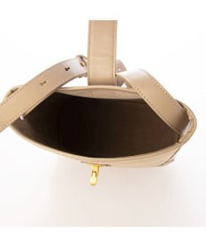 UNBILLION カシュカシュ cachecache / スエード調×スムースおこし金具ショルダーバッグ