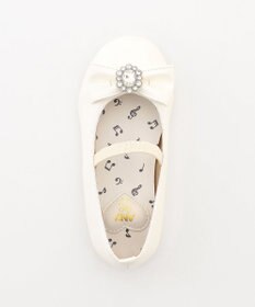 ANY KIDS エナメルフラットパンプス