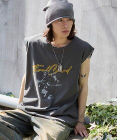 WEGO 【ユニセックス着用ITEM/MLサイズ展開】グラフィックBIGノースリーブ