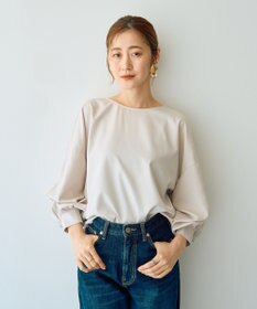 YECCA VECCA 2wayボリューム袖ブラウス