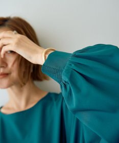 YECCA VECCA 2wayボリューム袖ブラウス