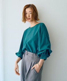YECCA VECCA 2wayボリューム袖ブラウス