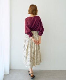 YECCA VECCA 2wayボリューム袖ブラウス