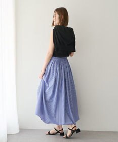 YECCA VECCA タックフレアスカート