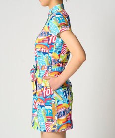 FILA GOLF／marie claire 【Loudmouth】柄ワンピース