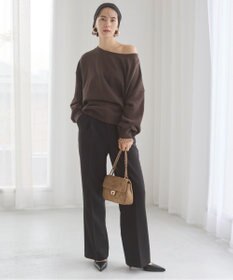 WEGO 【ANGIE VINTAGE/SETUP対応アイテム】オフショルダー裏毛スウェット