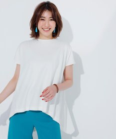 UNFILO 【新色追加！/接触冷感】マイビューティ バックフレアTシャツ