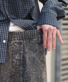 WEGO 【ウエストゴム/SMLサイズ展開】イージーコットンハーフパンツ