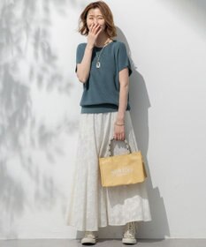 23区 L 【SLOW/一部店舗限定】コットンジャカード スカート