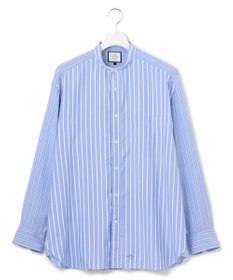 J.PRESS YORK STREET 【UNISEX】クレイジーストライプ バンドカラーシャツ