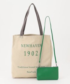 J.PRESS LADIES 【WEB限定カラーあり・A4サイズ収納可・セットアイテム】ポーチ付き PRINTED トート バッグ