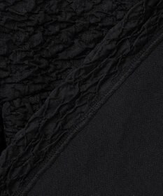 #Newans 【金子綾さんインスタライブご紹介アイテム】（セットアップ可能）ふくれジャガード ペプラムブラウス