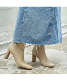 MODE ET JACOMO <MODE ET JACOMO>サイドベルトスクエアトゥショートブーツ