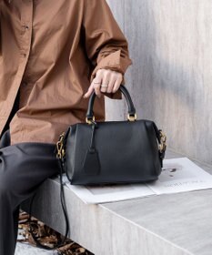 style code [Lyrss]牛革　ボストンバッグ