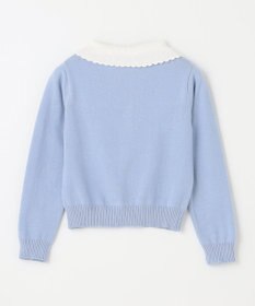 組曲 KIDS 【110-140㎝】リボンカラー カーディガン