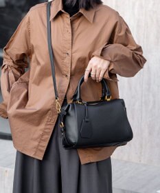 style code [Lyrss]牛革　ボストンバッグ