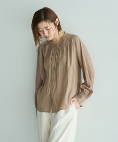 YECCA VECCA ギャザーブラウス