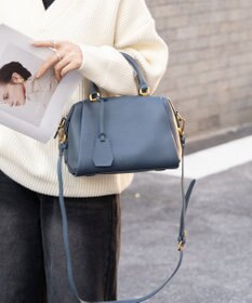 style code [Lyrss]牛革　ボストンバッグ