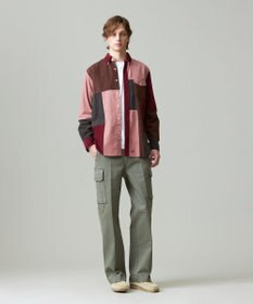 J.PRESS MEN コットンピケストレッチ カーゴパンツ