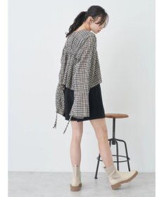 earth music&ecology ワッシャードロスト羽織りシャツ